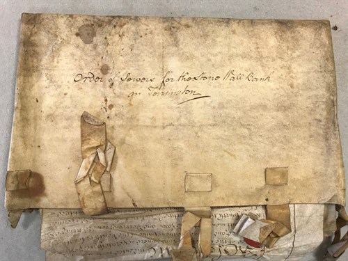 Lot 252 - An interesting vellum document dated 1688,...