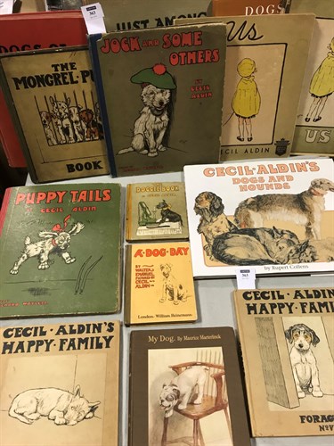 Lot 363 - ALDIN (Cecil) Collection of illustrated dog...