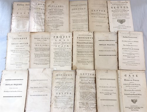 Lot 316 - A group of 18th century British political...