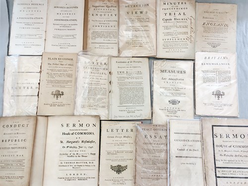 Lot 317 - A group of 18th century British political...