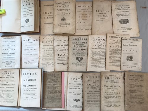 Lot 315 - A group of 18th century political pamphlets,...