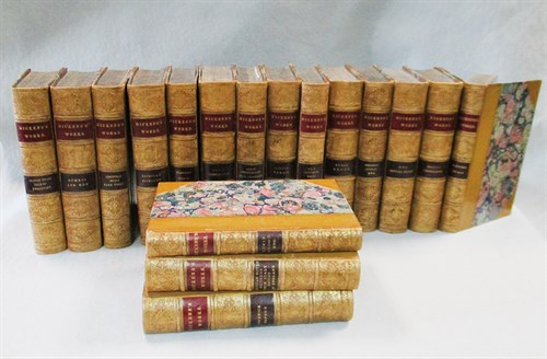 Lot 182 - DICKENS (Charles) Works, 23 vols. in 17,...