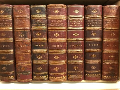 Lot 167 - DICKENS (Charles) Works, 21 parts bound in 7...