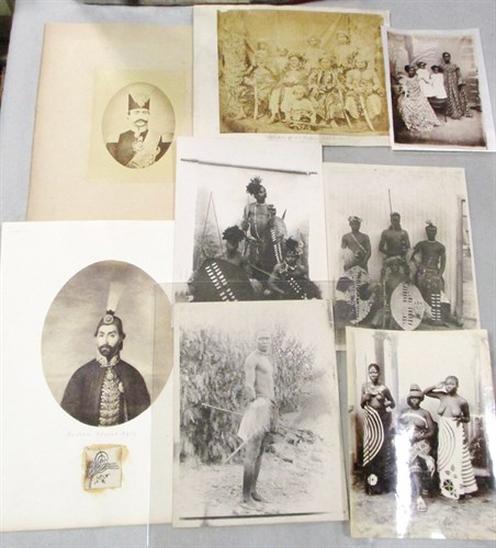 Lot 262 - A small group of albumen and silver print...