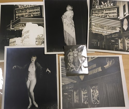 Lot 268 - Erotica - two hand coloured photographs of...