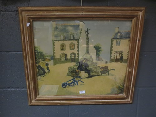 Lot 477 - Christopher Wood (British, 1901-1930), Treboul,...