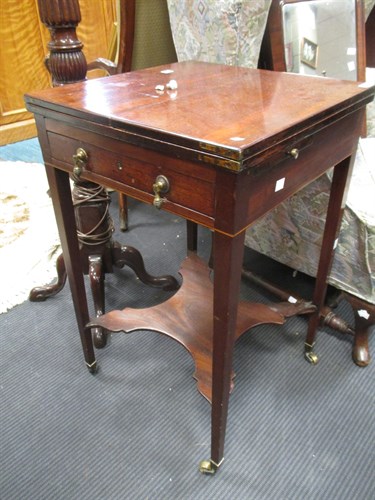 Lot 603 - A Georgian style mahogany occasional table, 72....