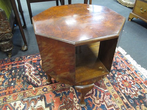 Lot 574 - A George III style carved mahogany serpentine...