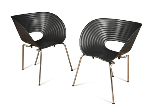 Lot 317 - Ron Arad for Vitra, a pair of Tom Vac stacking chairs