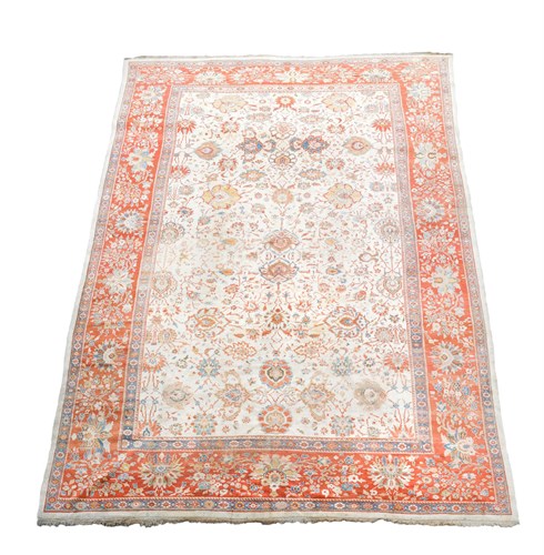 Lot 555 - A late 19th century Zeigler carpet
