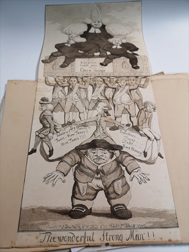 Lot 19 - A collection of satirical cartoons.