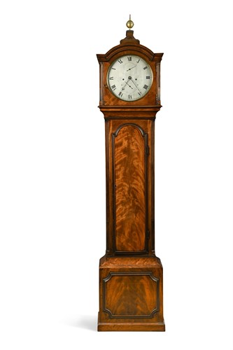 Lot 439 - John Thwaites & Co, London, a Regency mahogany longcase clock