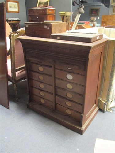 Lot 542 - A patent letter file cabinet