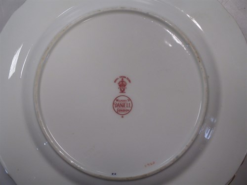 Lot 21 - A set of seven Royal Crown Derby plates,...