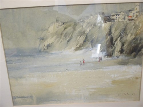 Lot 489 - John Carter, Beach Scenes, a pair of...