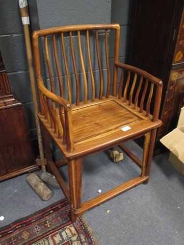 Lot 337 - A 20th century Chinese Huanghuali wood