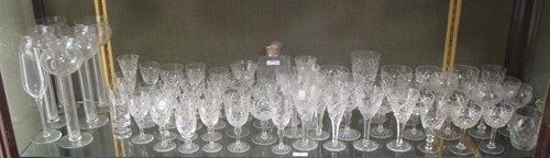 Lot 7 - Various items of Webb Corbett crystal drinking...