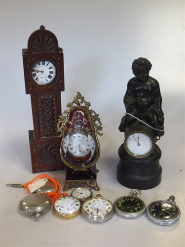 Lot 324 - A collection of ten pocket watches together...