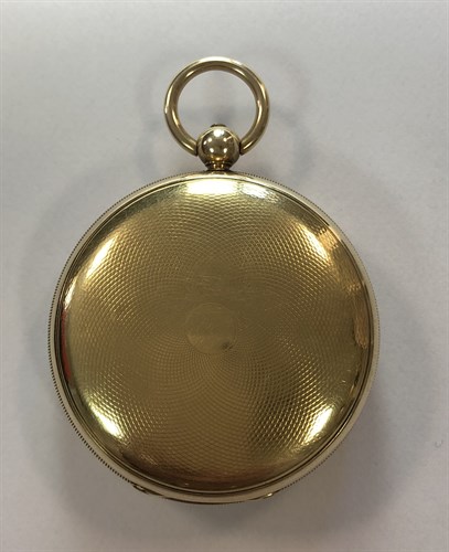 Lot 419 - R. Hess, Liverpool - A William IV 18ct gold open faced pocket watch