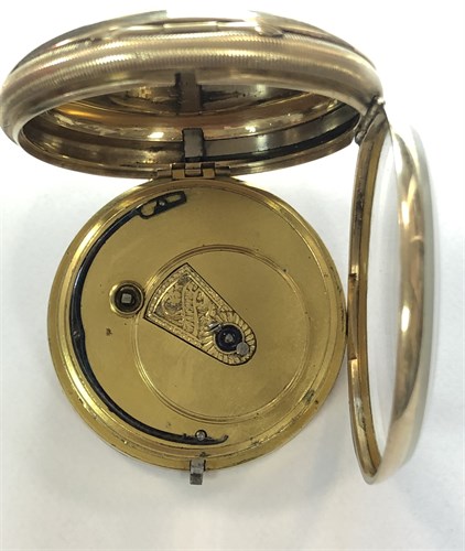 Lot 419 - R. Hess, Liverpool - A William IV 18ct gold open faced pocket watch