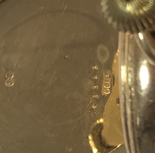 Lot 427 - William Greenwood, Leeds - A George V 9ct gold open faced chronograph pocket watch
