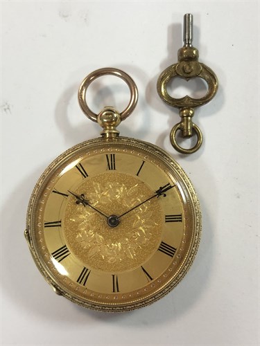 Lot 417 - Stauffer, Son & Co - A lady's open faced pocket watch