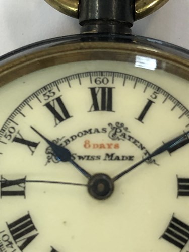 Lot 391 - Schild & Cie - A Hebdomas 8 day calendar open faced pocket watch