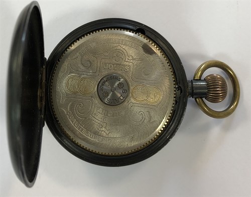 Lot 391 - Schild & Cie - A Hebdomas 8 day calendar open faced pocket watch