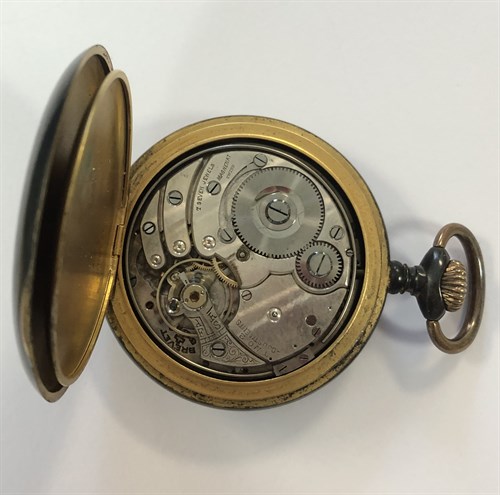 Lot 409 - Magnenat - An early 20th century quarter repeating open faced pocket watch