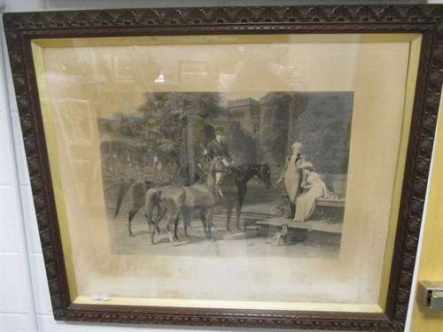 Lot 291 - The Wedding Gift, engraving. 93 x 110 cm approx