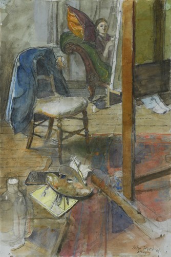 Lot 446 - John Stanton Ward, CBE, RA, RWS, VPRP, NEAC (British, 1917-2007)