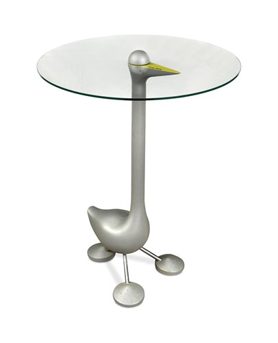 Lot 324 - Alessandro Mendini (Italian, born 1931) for Zanotta, Milan, a 'Sirfo' or 'Goose' table, designed in 1986