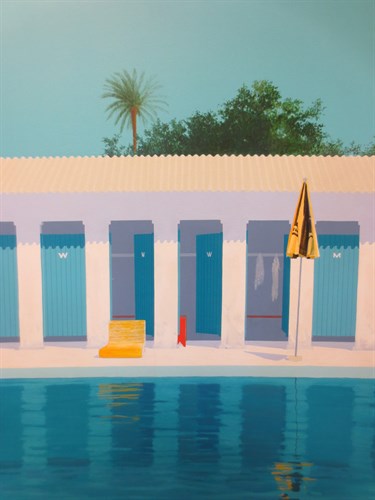 Lot 521 - Ralph Hedley (modern), swimming pool, manner...