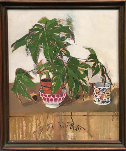 Lot 176 - Louis Turpin (British, b. 1947), Fig Leaf Palm,...