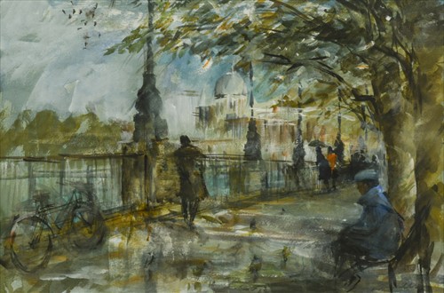 Lot 425 - Jane  Corsellis NEAC, RWS, RCA (British  1940-)