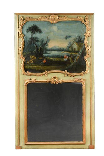 Lot 476 - A late 19th century French painted and parcel...