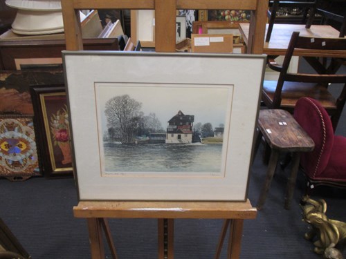Lot 319 - Paul Bisson (British, b. 1938) Houghton Mill,...