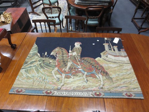 Lot 726 - An English wall hanging by Hines of Oxford of...