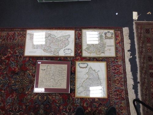 Lot 440 - Three maps by Robert Morden and another,...