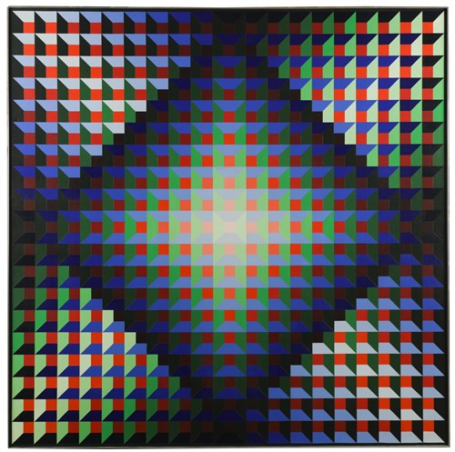 Lot 539 - Yvarel (Jean-Pierre Vasarely)  (French, 1934-2002)