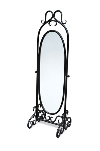 Lot 250 - An early 20th century bentwood cheval mirror by J & J Kohn