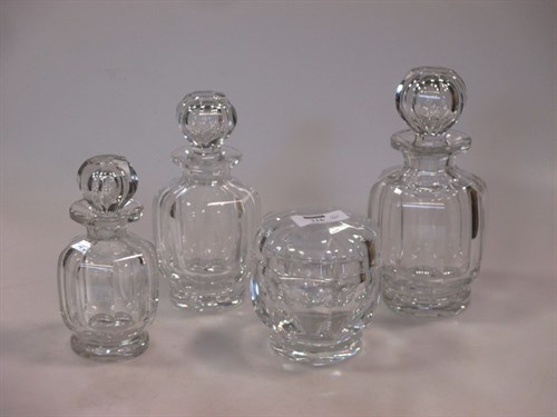 Lot 216 - Baccarat, France: a c1940 crystal part...