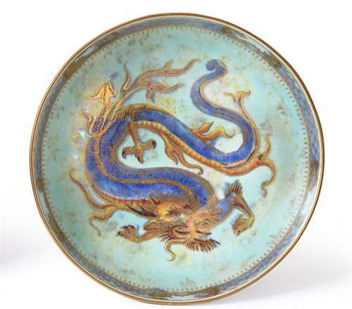 Lot 52 - Daisy Makeig-Jones (1881-1945) for Wedgwood, a Dragon lustre footed bowl