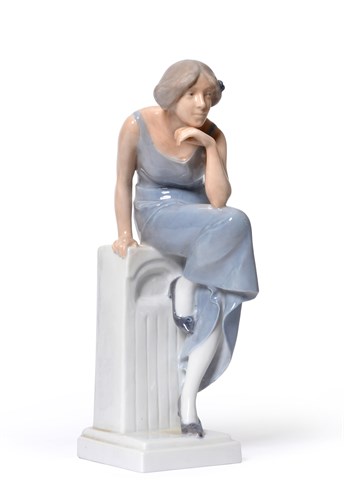 Lot 47 - A Royal Copenhagen model of a woman