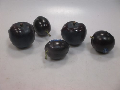 Lot 260 - Penkridge: ceramic naturalistic plums, four...
