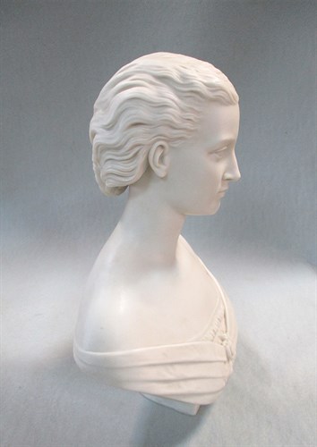 Lot 9 - A Copeland Parian model of Sabrina, after William Calder Marshall (1813-1894)