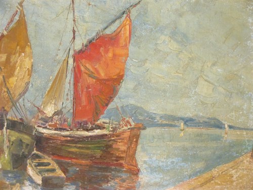Lot 269 - Cordut (Modern British School) 'Sailing Boats',...