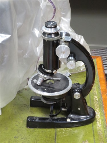 Lot 116 - A Swift and Son binocular compound microscope...