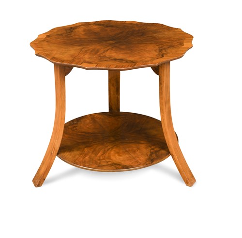 Lot 274 - An Art Deco walnut occasional table