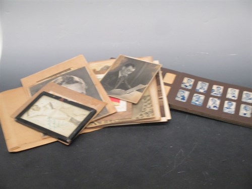 Lot 96 - Signed picture of Jack Hobbs together with...